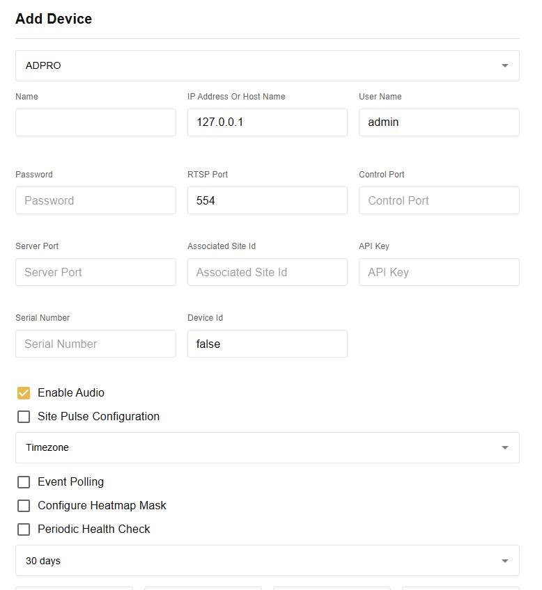 ADPRO Device Added
